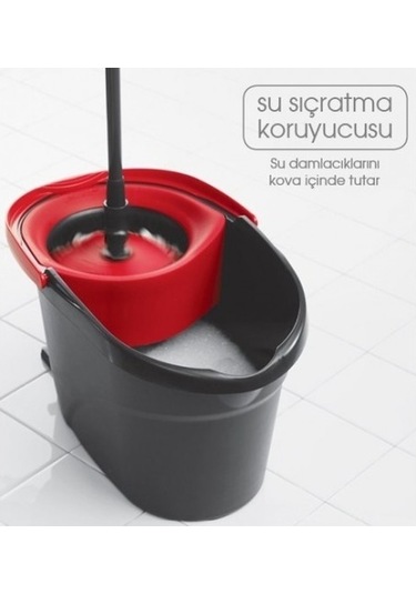 Vileda Turbo Pedallı Temizlik Seti Komple Set +yedek Paspas Ucu