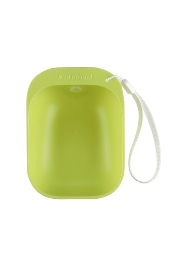 Maxaccess Yeşil Taşınabilir Evcil Hayvan Şişesi Sulama Besleyici Seyahat Çantasız Dayanıklı Plastik