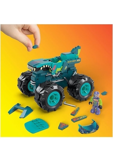 Hdj95 Mega. Hot Wheels Wrex Monster Truck. 187 Parça. 5 Yaş