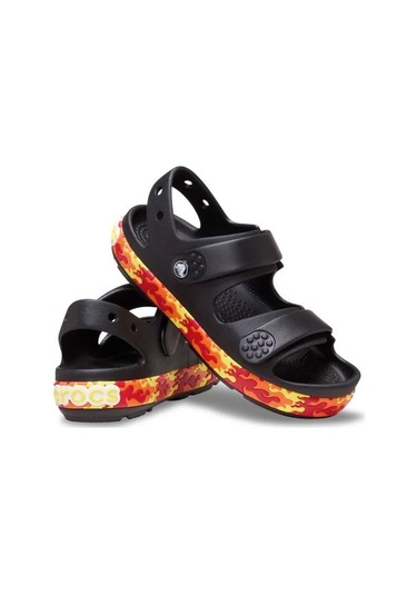 Crocs Crocband Cruiser Flames Sndl K Çocuk Sandalet 211268-001 Siyah