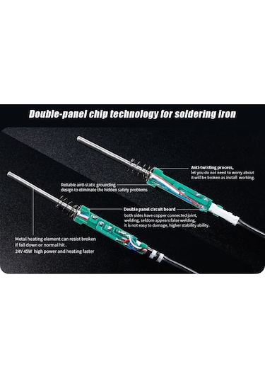 Yihua 706 Isı Ayarlı Sıcak Hava Üfleme Lehimleme Havya İstasyonu (477348297)