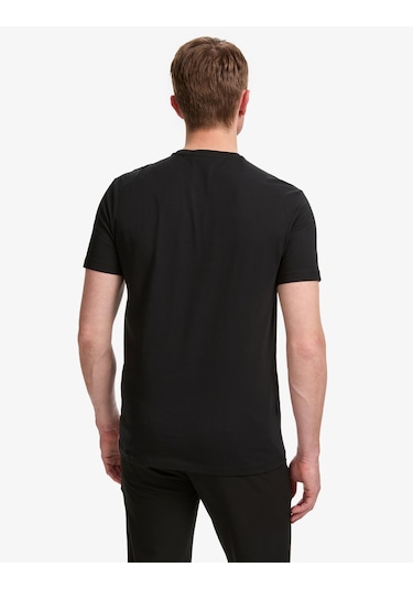 Pierre Cardin Erkek Siyah Tişört Basic 50325307-vr046