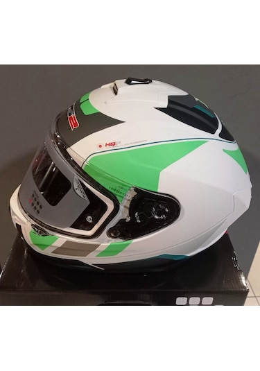 Rs2 320 DP815 Kapalı Kask Beyaz - Kırmızı - Siyah