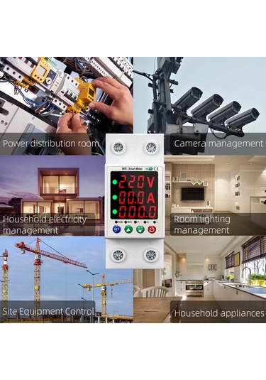 Tuya Wifi Otomatik Tekrar Kapama Koruyucusu Akıllı E25686