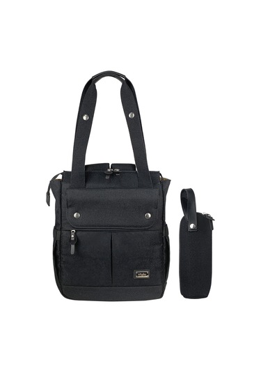Stylo Platinum 2 In 1 Anne Bebek Bakım Sırt Ve Omuz Çantası S Siyah