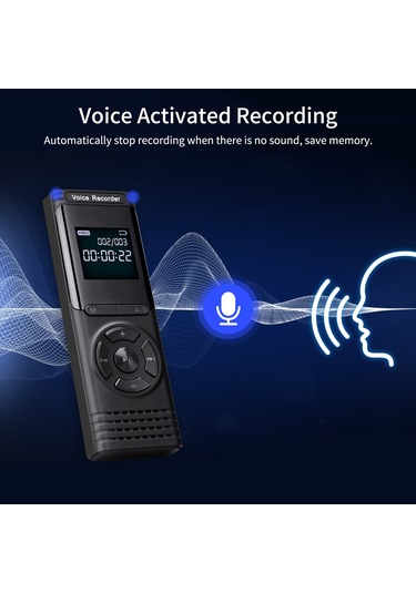 Singree "4gb Hafızalı 72 Saat Kayıt Yapabilen Ses Kontrollü Mp3/wav Çalar Ve Kaydedici"