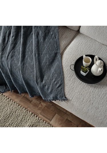 Adora Koltuk Şalı İndigo - 130x170 Cm