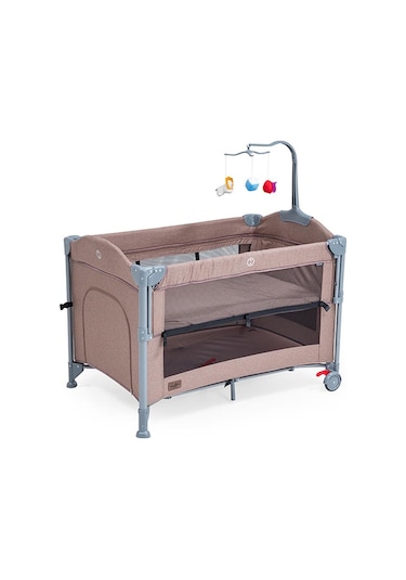 Baby2go 2254 Culla Anne Yanı Oyun Parkı Park Yatak 70 x 110 Cm Kırmızı