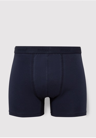 Mavi - Lacivert Basic Boxer 092121-30761 Lacivert