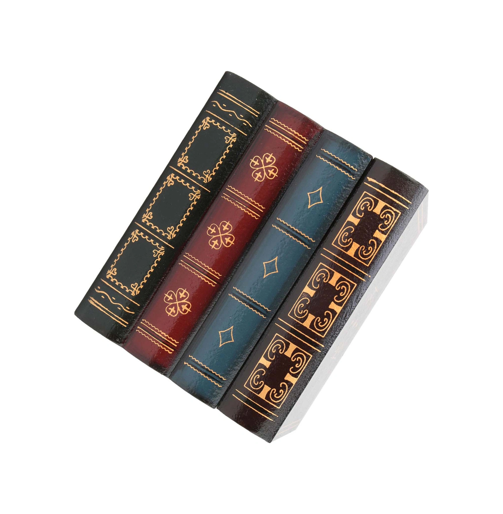 Wezone Klasik Stilde Dekoratif Simülasyon Kitaplı Depolama Kutusu - Ofis/ev Dekoru, Fotoğraf Jeketi, Hafif Ve Dayanıklı B Tipi Küçük