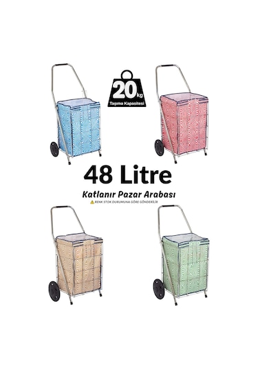 48 Litre Eko Mini Pazar Arabası