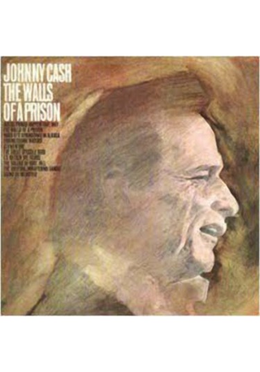 JOHNNY CASH - The Walls Of A Prison , LP 1970 Folk