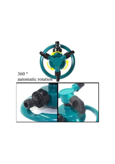 Besthome1 360 Derece Otomatik Döner Lichen Yağmurlama Memesi Su Püskürtme Sistemü 1 Adet 1 Adet