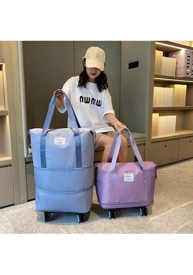 Bestshop1 Dönüşen Bavul, Seyahat Uçak Spor Çantası 300222719