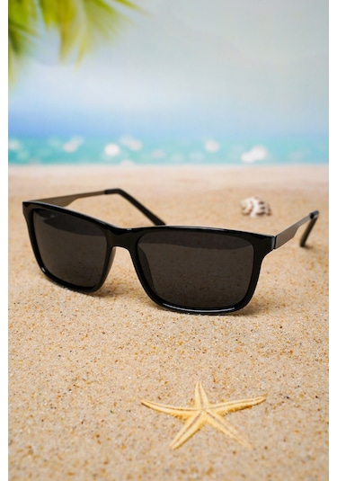 Di Caprio DC1619Black Polarize Camlı Erkek Güneş Gözlüğü