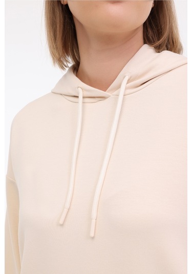 Lumberjack Wl Ilse 17bt231 5fx Taş Rengi Kadın Sweatshirt Gri