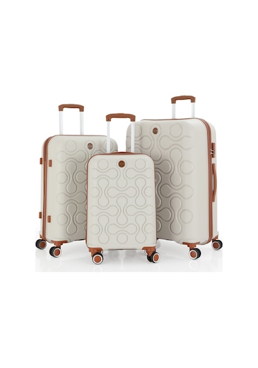 Mçs Üçlü Polipropilen Valiz Seti V376 S23sy1000029-set 11139 3'lü Set Çok Renkli