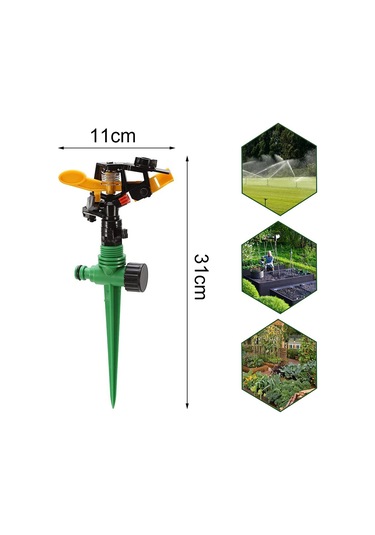 Qianfan Sulama Çim Yağmurlama, 2 Adet Bahçe Fıskiyeleri Otomatik