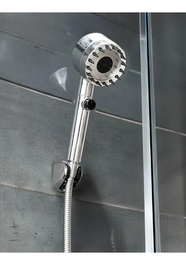 Masajlı Çok Fonksiyonlu Ayarlanabilir Duş Başlığı El Duşu 3 Modlu Ayarlanabilir Duş Başlığı,masajlı 3 Fonksiyonlu El Dus, Handshower Krom Siyah
