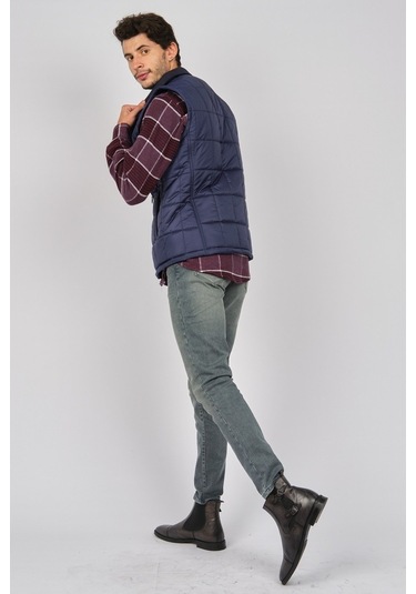 Lucas Erkek Cep Detaylı Yelek 265832 Açık Lacivert Açık Lacivert