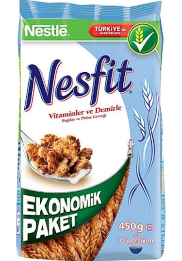Nestle Nesfit Sade Kahvaltılık Gevrek 450 G