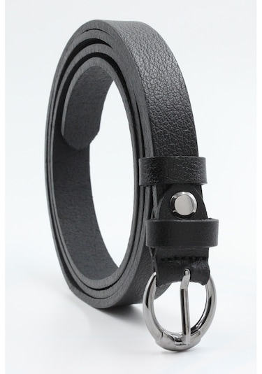 %100 Deri Bayan Kemer 2 Cm Kavisli Toka Çok Renkli