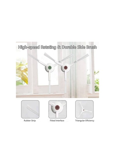 Unimarket T20 Pro Robot Süpürge Yedek Parçaları: Yan Fırça, Hepa Filtre, Paspas Bezi, Kapak Süpürge Yedek Parçaları