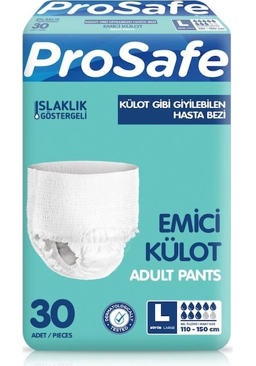 Pro Safe Tekstil Yüzeyli Külot L 30'Lu