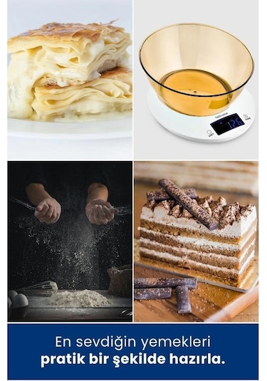 Goldmaster Gm-7151 Sensitive Elektrikli Mutfak Terazisi