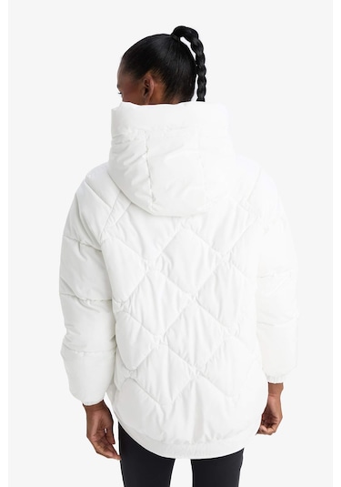 Defacto Defactofit Su İtici Oversize Fit Geniş Kalıp Kapüşonlu Fermuarlı Cepli Şişme Mont E9260ax25auwt80 Beyaz-wt80 Defacto Defactofit Su İtici Oversize Fit Geniş Kalıp Kapüşonlu Fermuarlı Cepli Şişme Mont E9260ax25auwt80 Beyaz-wt80