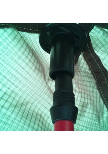 2 Adet Anti-delinme Fiş Kapağı Alpenstock Destek Çubuğu Koruyucu Kılıf Anti-patlama Çadır Direği Plastik Kask Siyah