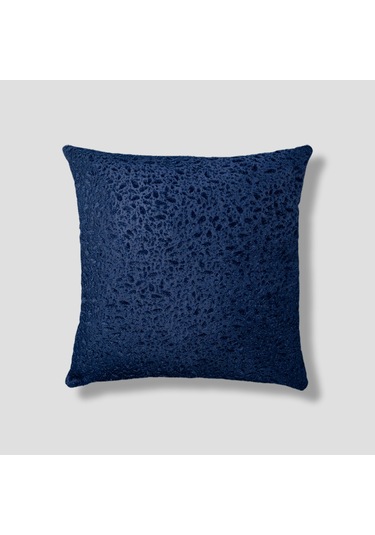 Sezyon Yuna Desenli 45 45 Lacivert Kırlent Kılıfı Lacivert