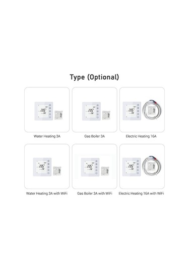 Flybuy 3a Smartlife App İle Wifi Termostat - Su Ve Gaz Isıtma Termostatı