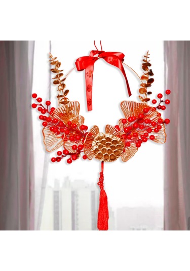 Suntek Bahar Şenliği Ön Kapı Için Geleneksel Çelengi 40x50cm