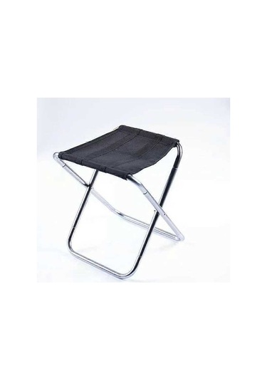 Bloomnest Alüminyum Alaşımlı Kamp Sandalyesi - Taşınabilir, Hafif, Katlanır, Plaj Ve Kamp Kullanımı İçin Altın - Siyah