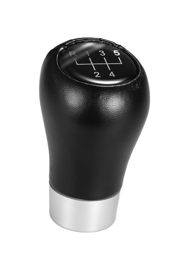Geeksen Bmw 3/5/6 Serisi E30/e34/e36/e38/e39/e46/e60/e90 İçin 5 Vites Manuel Vites Topu - Kolay Kurulum, Direk Değişim, Dayanıklı Pu Deri Siyah