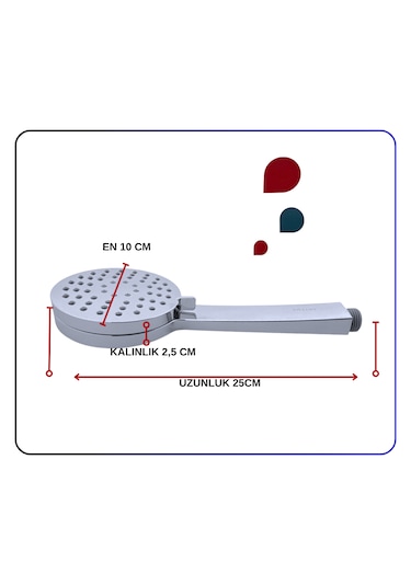 A3348001yp Artema 3 Fonksiyonlu El Duşu Krom