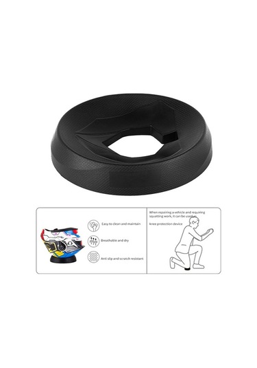 Dancemonkey Siyah Pu Poliüretan Kask Standı - 24.5x19.5x5cm, 350g