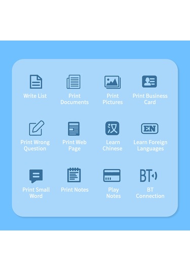 C9 Mürekkepsiz Yazıcı Taşınabilir Termal Fotoğraf Yazıcısı Kompakt Cep Öğrenci Mini Etiket Yazıcısı - Pembe