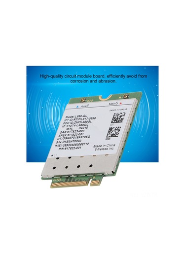 Yuntech01 Hp Dizüstü Bilgisayarlı L850-gl M.2 Lte Cat9 450mbps 4g Modülü - Esım Ve 2 2mımo Desteğiyle Hızlı İnternet