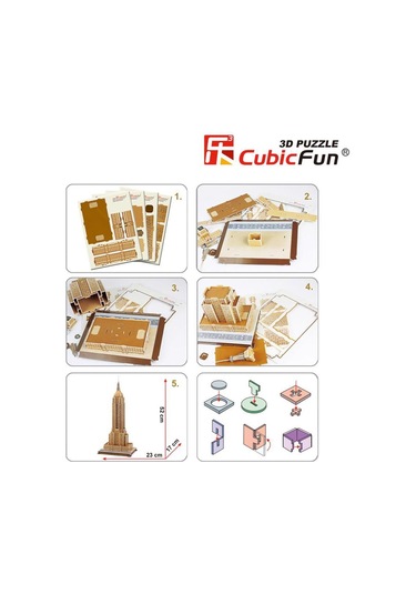 Cubic Fun Empire State Building 3D Puzzle