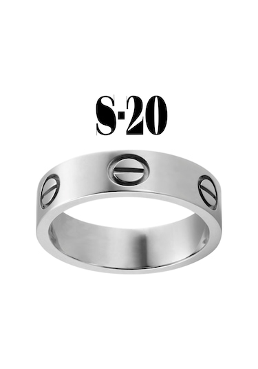 X-Lady Accessories Düz Yüzük Silver Renk 20  Numara Çok Renkli