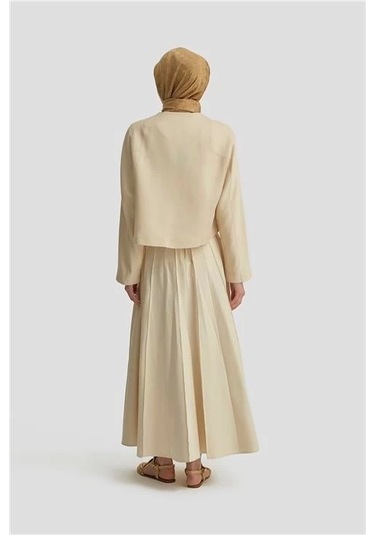 Armine Elişi Dikişli Ceket 25y5903 Aytaşı Krem