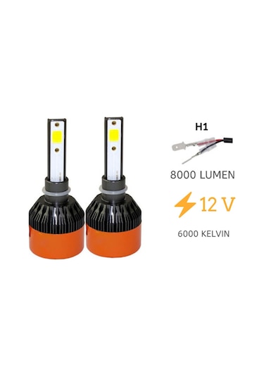 H1 Led Xenon Zenon Far 48 Watt 12 Volt 8000l 6000k Laam93cartex