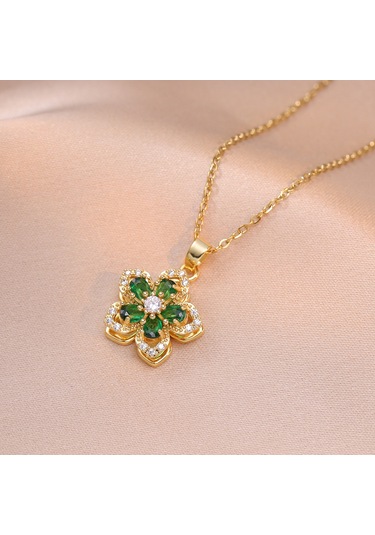 Bayan Kolye: Moda Estetiği Titanyum Çelik Kolye No.3 Çok REnkli