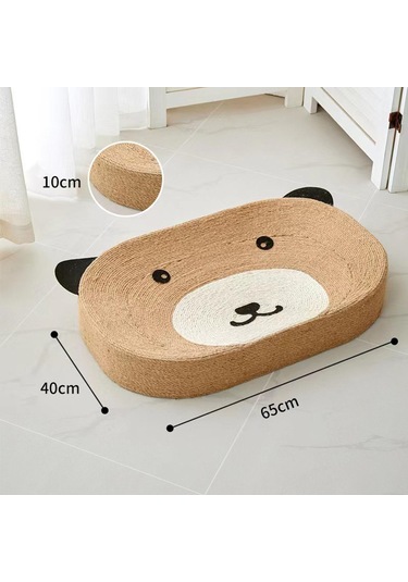 Homyl Kedi Tırmalama Pedi Sisal Kase Kapalı Kediler Stil-a