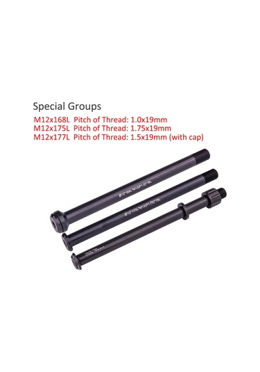 Ximistore9 Mountain Bike Arka Fitiği Çubuğu 12x177mm - 7075 Alüminyum, Cnc İşleme, Dayanıklı Değiştirme Parçası