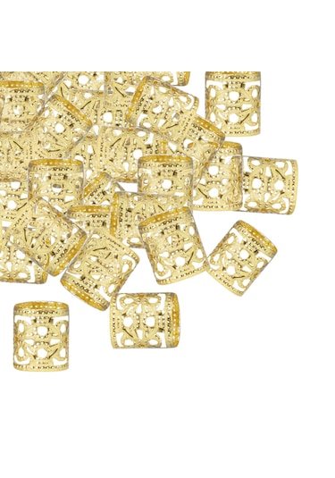 Suntek Örgü Saç Için 100 Adet Kirli Uzatma Tokaları Takı Altın