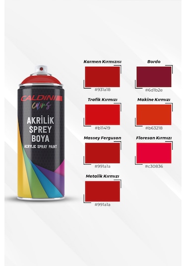 Caldini Massey Ferguson Kırmızı Akrilik Sprey Boya