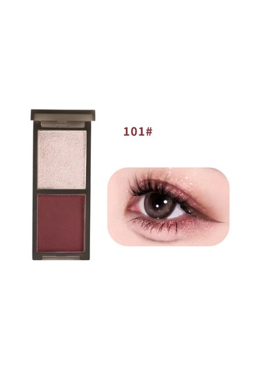 2renk Göz Farı Paleti Mat Glitter Göz Farı Gotik Kırmızı Siyah Pigmentler Su 01 01 Garden Rose